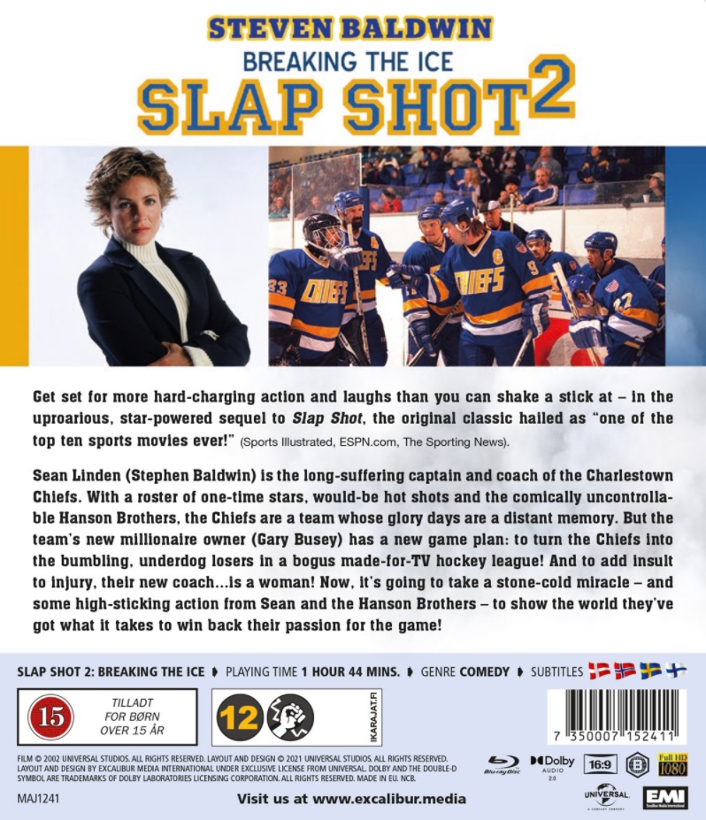 Slap Shot 2 Breaking The Ice Blu Ray Blu Ray Future Movie Shop